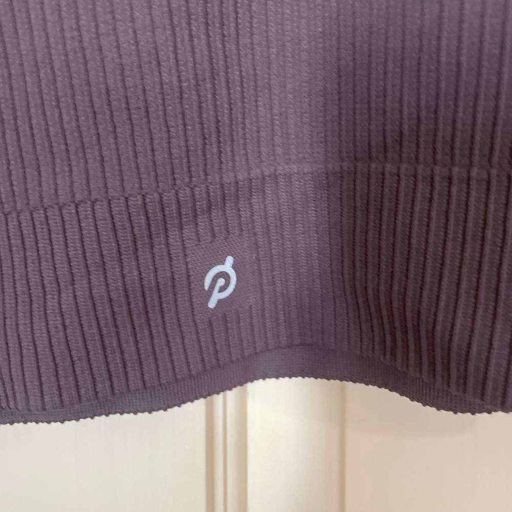 Peloton Seamless Square Neck Bra  Size XS/S Brown Activewear Gym Running - Picture 7 of 9